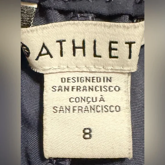 Athleta Pinnacle High Rise Trouser Pants Size 8 Navy Blue - Picture 6 of 6